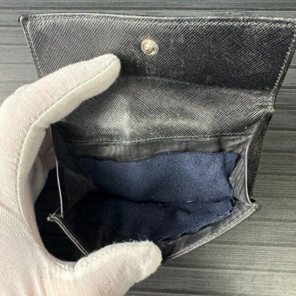 Prada Nylon Snap Wallet Black Authentic|Used - Picture 5 of 5